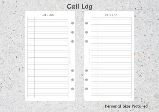 Call Log